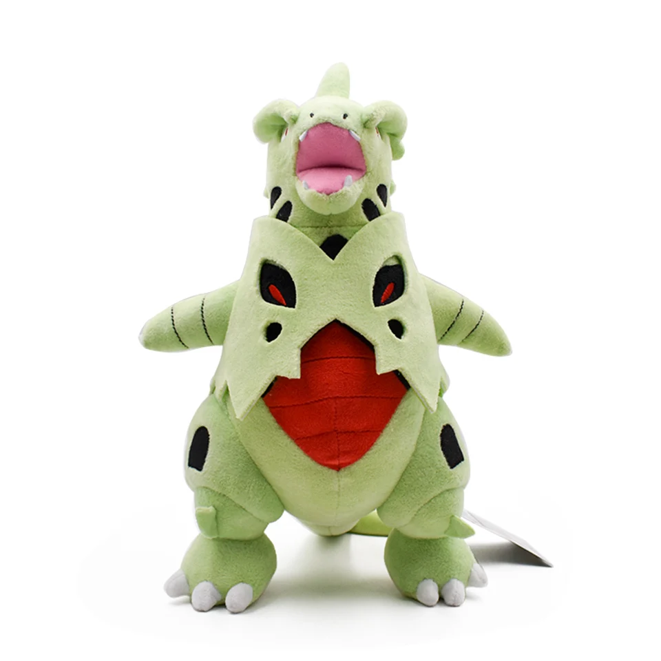 17-35 см 7-14 ''Larvitar Tyranitar Мега Милая аниме плюшевая игрушка мягкая pp чучело из хлопка Кукла рождественские подарки для детей - Цвет: Mega Tyranitar