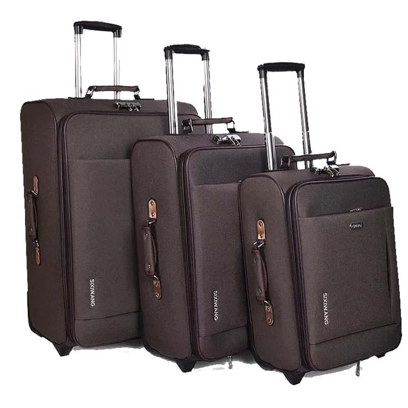 LeTrend мужские деловые сумки на колёсиках, Спиннер, пароль, тележка, большая емкость, женские чемоданы, колеса, 20 дюймов, дорожные сумки