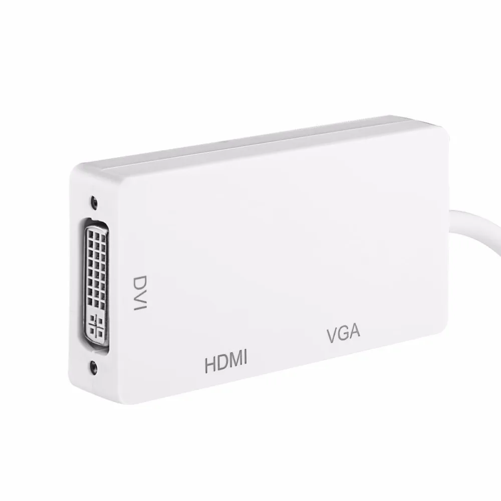 3 в 1 адаптер портов дисплея кабель Thunderbolt порт Mini Displa P порт HDMI DVI VGA для Mac Macbook Air iMac microsoft Surface Pro