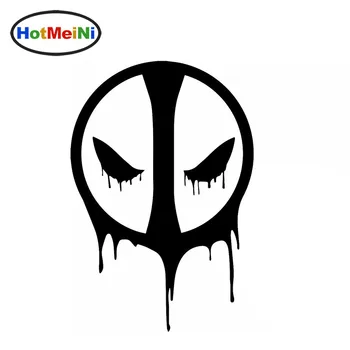 

HotMeiNi Car Sticker Horrible Death Faces The Shadow of Death Deadpool Bumper Styling Fashion Vinyl Decal 15*13 cm