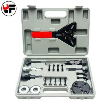 

YOFE 20Pcs Car Air-conditioning Repair Tool Wrench A/C Compressor Clutch Remover Tool Kit Hub Puller Auto Tool A Set of Keys