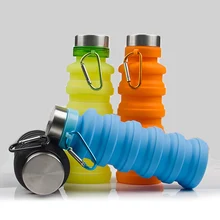 Удобная 550 мл силиконовая складная чашка для кофе, бутылка для питья, складная чашка для путешествий на открытом воздухе@ LS AP02