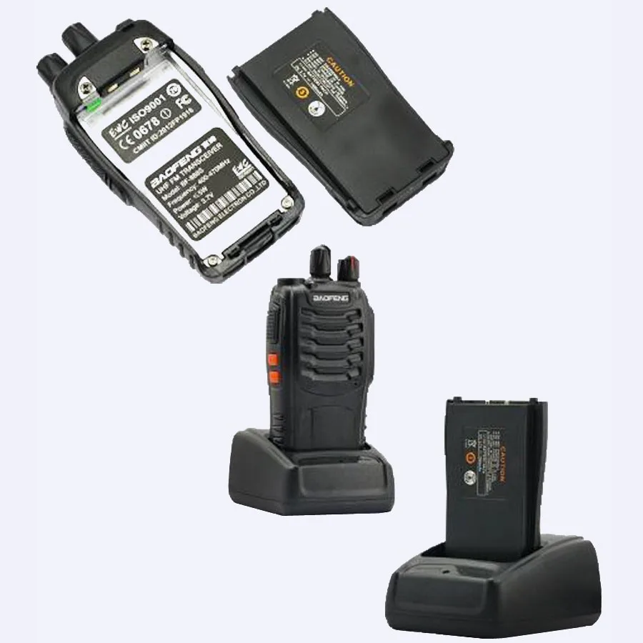 2 шт. Pofung BF-888S 2 двухсторонняя радиостанция рация для водителя любительский радио комплект интерфон домофон baofeng 888