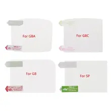 Пластиковая прозрачная защитная крышка объектива для экрана GBP для GB GBA GBC GBA SP защитная пленка