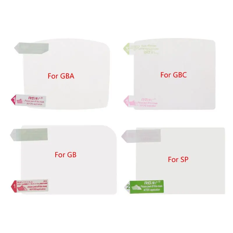 

Plastic Clear For GBP Screen Lens Cover Protector For GB GBA GBC GBA SP Protective Film