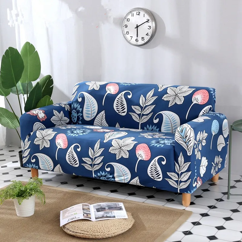 Tropical Leaves Sofa Cover Stretch Couch Plants Elastic Loveseat For Living Room Sectional Slipcovers | Дом и сад