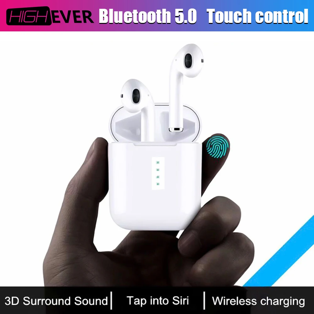 

Highever i10 TWS Mini Air pod Bluetooth 5.0 Earphone Sports True Wireless Touch Earbuds & Charging case Binaural for Xiaomi pki9