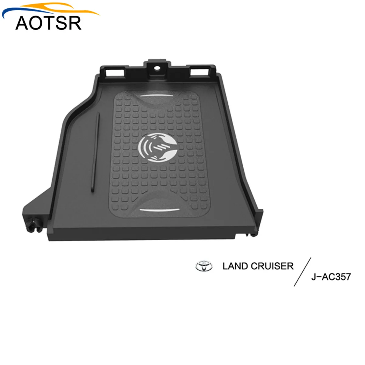 Best QI car wireleess charger for Toyota LAND CRUISER 2014+ Intelligent Infrared Fast Wireless Charging Car Phone Holder for iphone 2