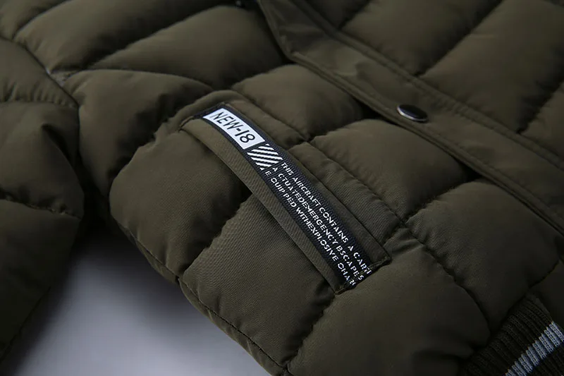 6 Bibihou 2017 New Baby  Infant Coat Kids Warm Autumn Winter Outerwear Hooded fashion Children Down Jackets Boys Girls Cotton Coat