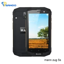 D’origine MANN ZUG5S ZUG5s + Étanche Robuste smartPhone lP67 3G 32 GB FDD_LTE Quad Core 5.0 pouce HD IPS Dragon Verre 13MP 4050 mAh
