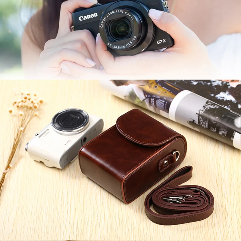 Чехол из искусственной кожи для камеры Panasonic TZ110 TZ100 TZ90 TZ80 TZ70 ZS50 ZS70 TZ85 TZ57 ZS20 ZS15 ZS35 ZS60