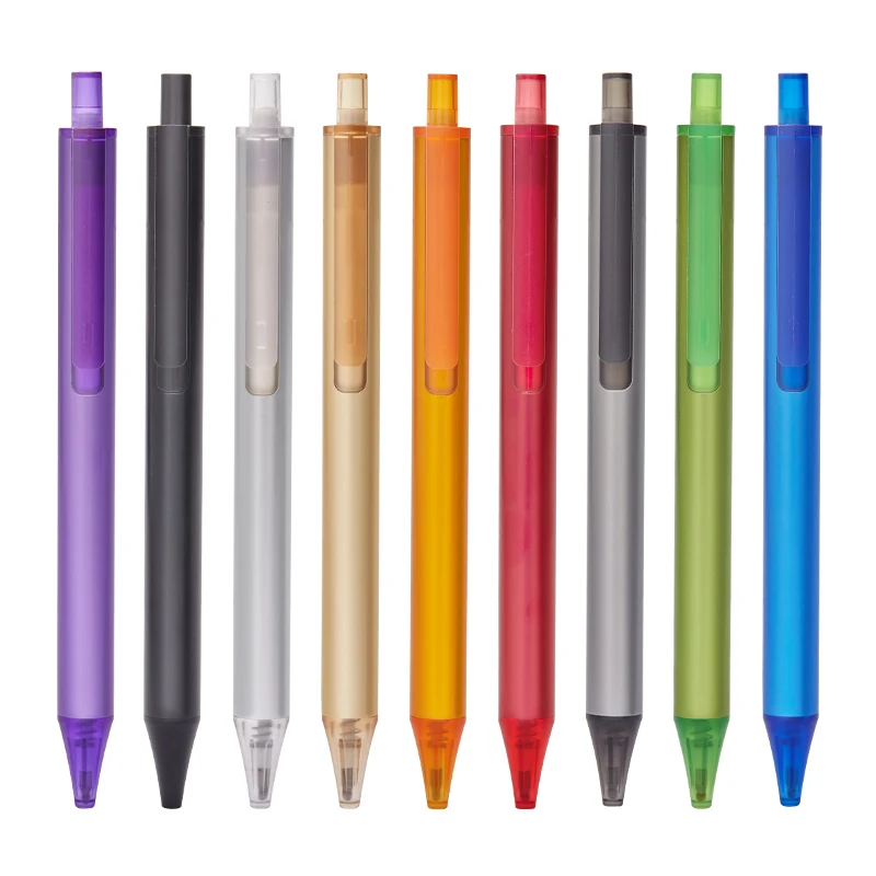 

KACO TUBE Series Colorful Gel Ink Pen 0.5mm Retractable Gel Pens Black Ink Smooth Writing Stationery School Office Supplies
