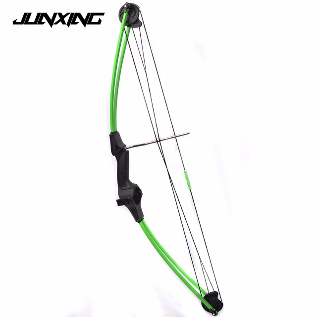  US $71.70 High Quality Compound Fiberglass Children Compound Black Green Color Hunting Shootin