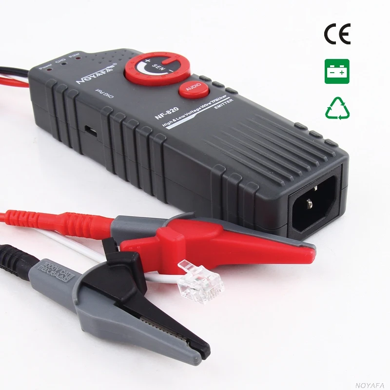 Najtaniej Nowy NF 820 RJ45 RJ11 BNC Tester tester wysokiego i kabel niskiego napięcia kabel podziemny wykrywacz przeciwzakłóceniowy wykrywacz przewodów NF_820