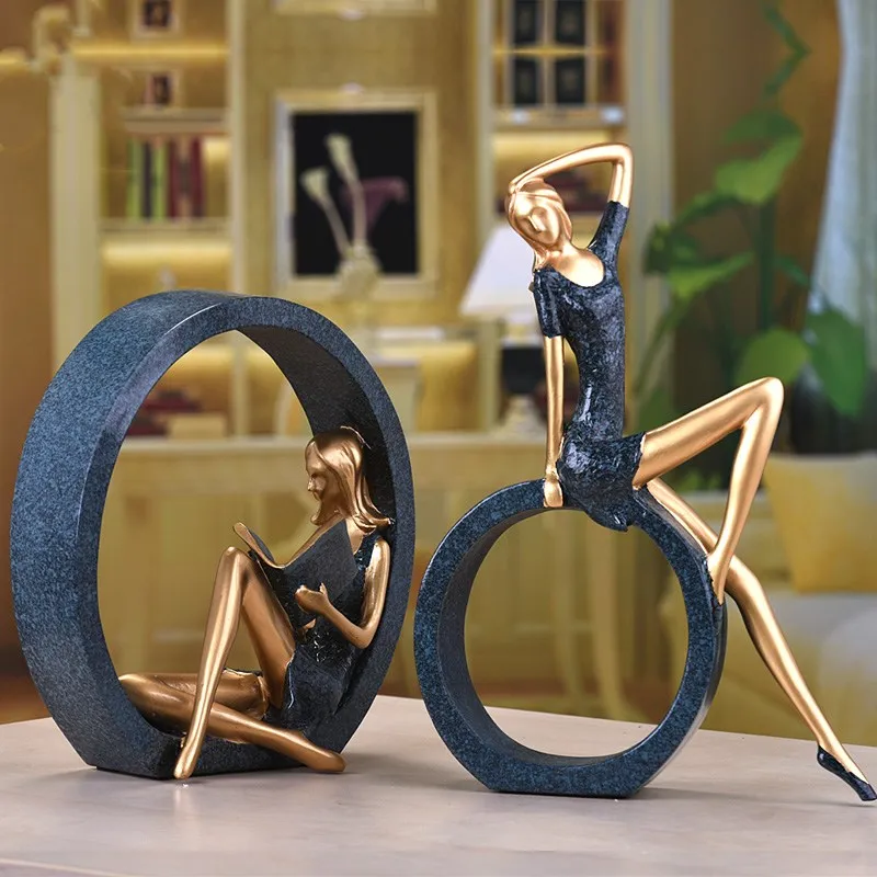 غرفة المعيشة التلفزيون مجلس الوزراء خزانة الديكور ديكور المنزل الحرف مجردة الفن أرقام المفروشات المنزلية المفروشات