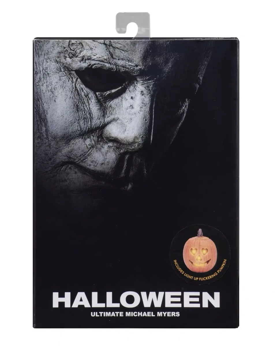 NECA Хэллоуин конечной Майкл Майерс Тыква с светодиодный светильник ПВХ фигурка