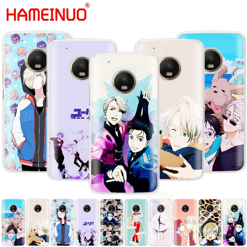 HAMEINUO yuri on ice history maker чехол для телефона Motorola Moto X4 E4 C G6 G5 G5S G4 Z2 Z3 PLAY PLUS|Бамперы| |