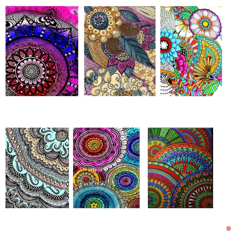 

New Folk Art Diamond Painting Flowers And Color Pattern Standing Diamond Embroidery Gift Decoration Ross Stitch Diamond Mosaic