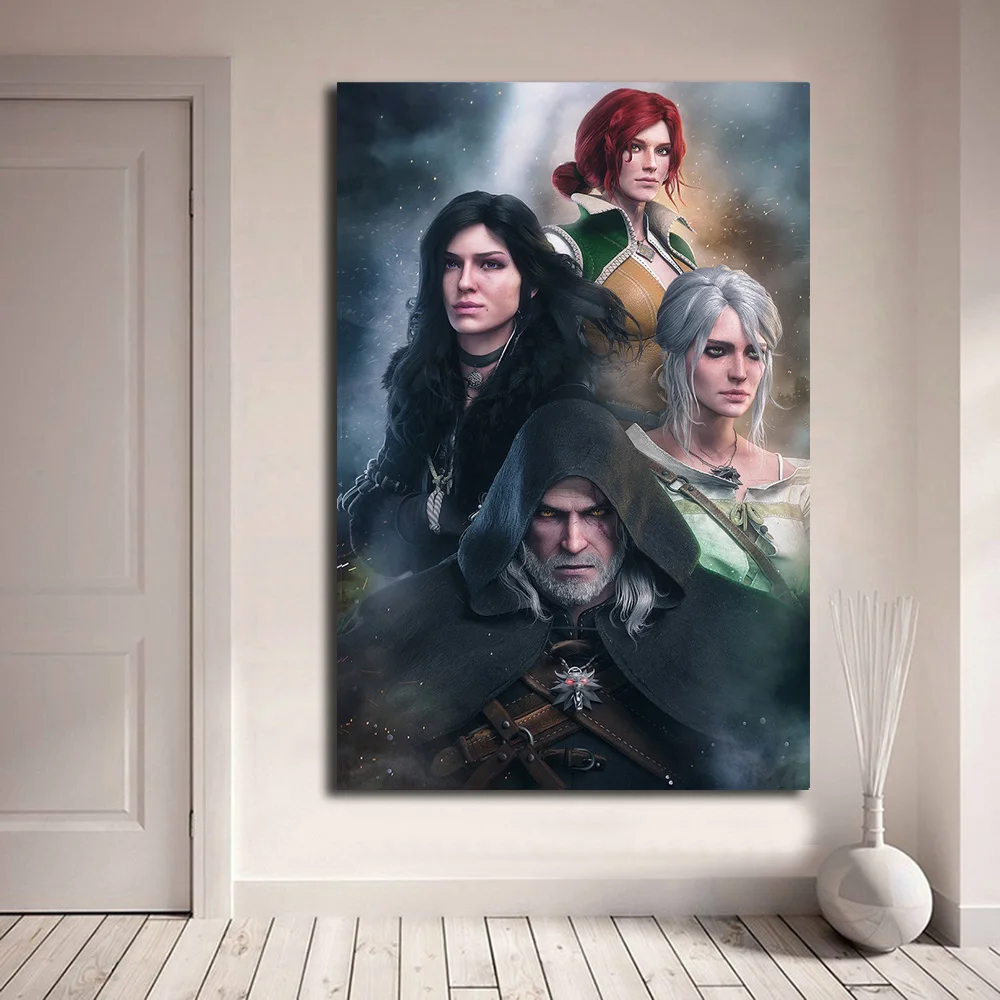 Популярная игра HD Холст Плакаты печать настенная живопись для офисной комнаты