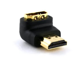 

10pcs/lot CY HDMI Male to HDMI Female 1.4 Version Adapter Converter Coupler Right Angle 270 Degree 90 Degree