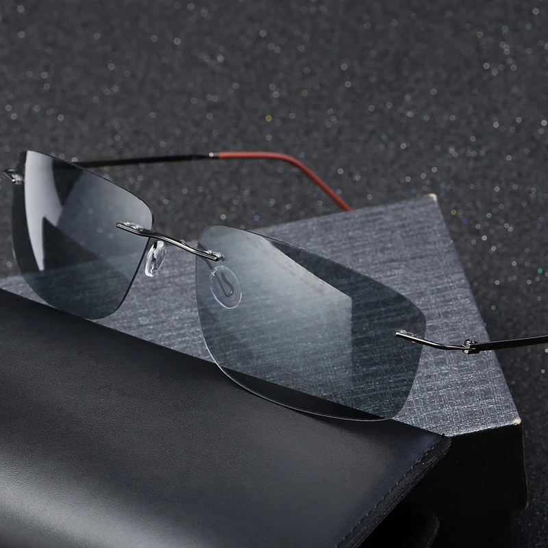 

2019Men's polarized fashion sunglasses driving fishing photochromic sunglasses Square sunglasses mens sunglasses brand designer