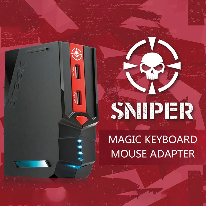

Brook Sniper keyboard mouse adapter ps3/ps4/xbox360/xboxone mutual transfer box