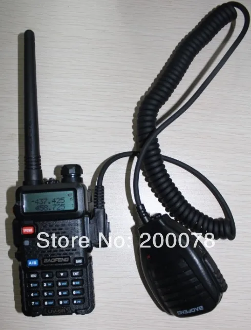 Nuovo Originale Baofeng Speaker Con Baofeng Uv 5R Vhf/Uhf Dual Banda Radio Fm Radio Torcia Led Sos + Baofeng Batteria Antenna