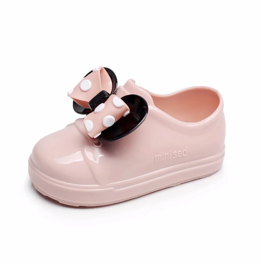 Детская непромокаемая обувь для девочек hello kitty, водонепроницаемая противоскользящая обувь для маленьких детей, обувь для девочек, ПВХ, мини Мелисс, высокое качество