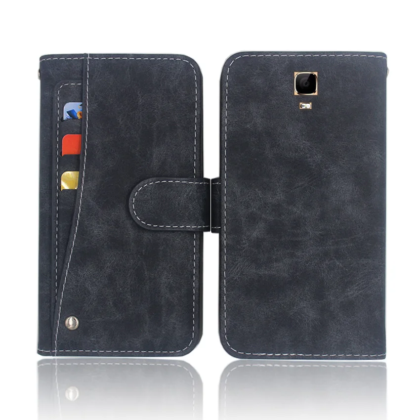 

Hot! Oukitel K6000 Plus Case High quality flip leather phone bag cover case for Oukitel K6000 Plus with Front slide card slot