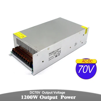 

Power Supply dc70V 17.1A 1200w Power Source Driver Transformer 110V 220V AC to DC 60V Power Adapter For CNC Machine CCTV Motor