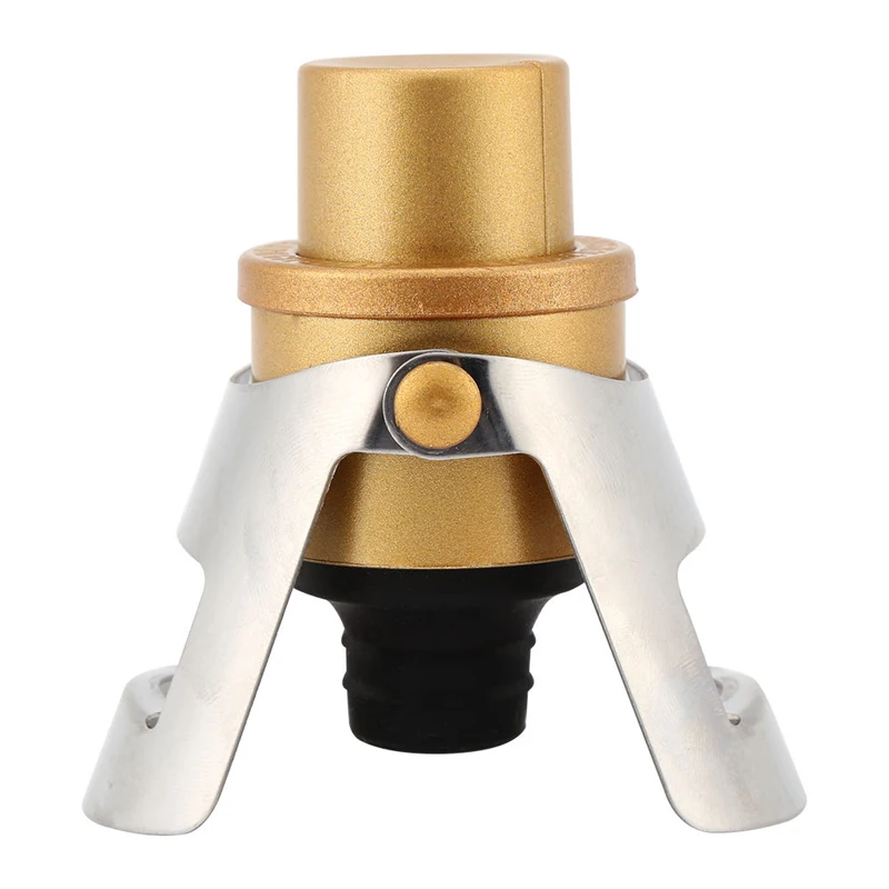 1 x Vacuum Sparkling Wine Champagne Bottle Stopper Sealing Plug Cork Pourer Sealer