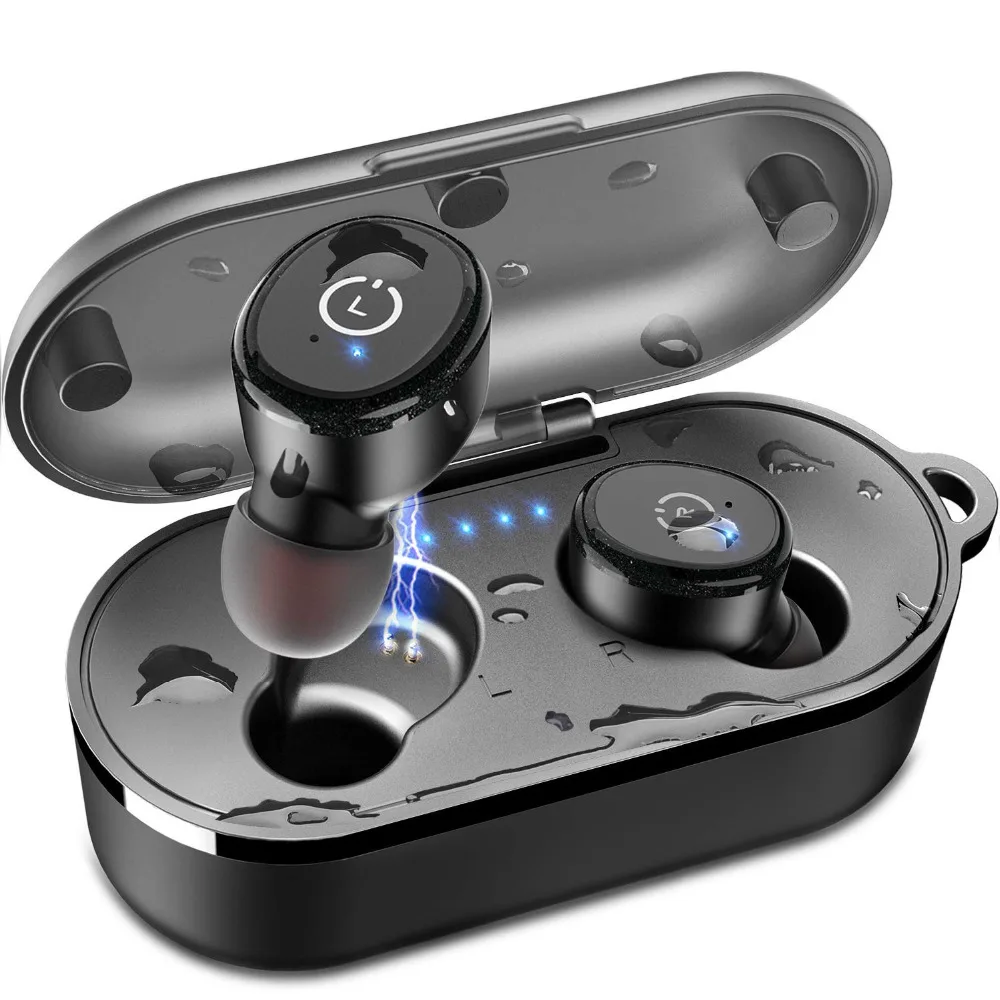 Bluetooth 5.0 Earbuds True Wireless Stereo with Wireless Charging Case Ð±ÐµÑÐ¿ÑÐ¾Ð²Ð¾Ð´Ð½ÑÐµ Ð½Ð°ÑÑÐ½Ð¸ÐºÐ¸ 