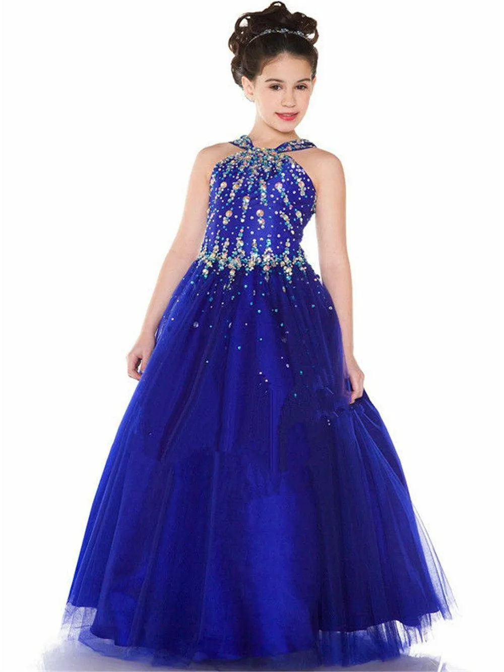 royal blue christmas dress