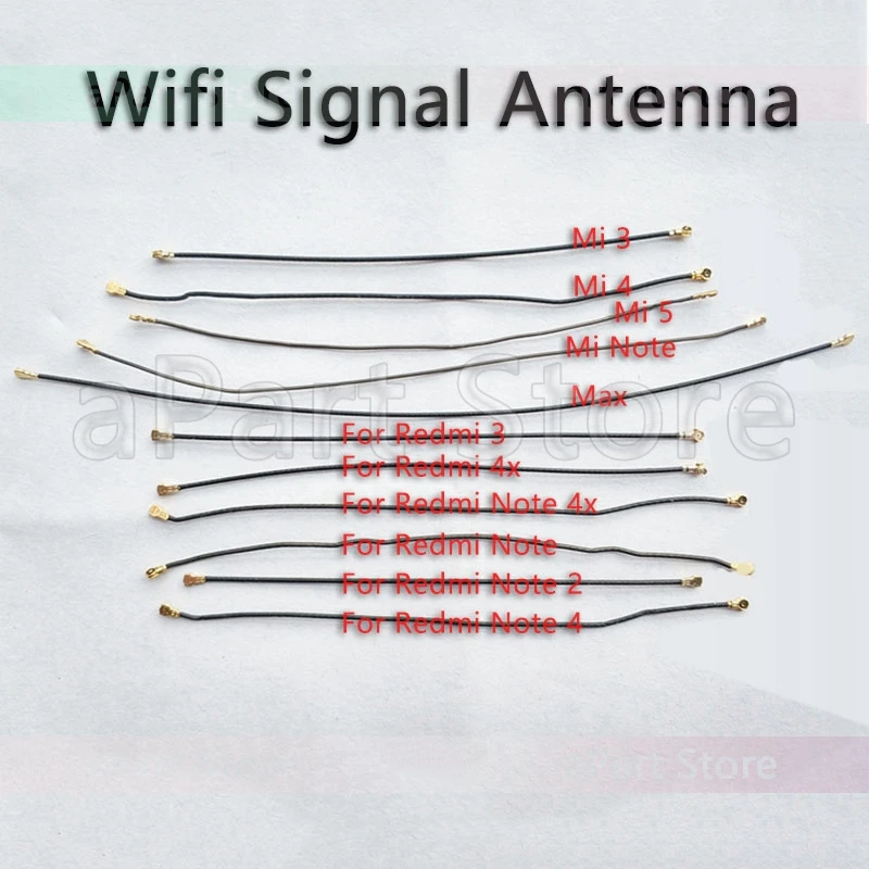 

Wifi Flex For Xiaomi Redmi Note Max Mix 2 3 4 4i 4s 4x Pro 5s 5 6 Plus Pro Signal Flex Antenna Ribbon Flex Cable Replacement