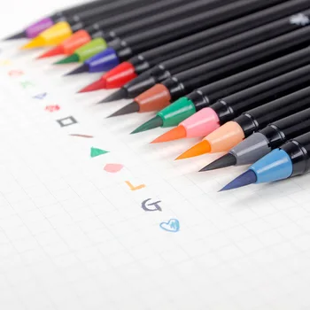 

Watercolor pen, color soft head brush, 20 color tap water pen, creative calligraphy pen, comic hand drawing brush