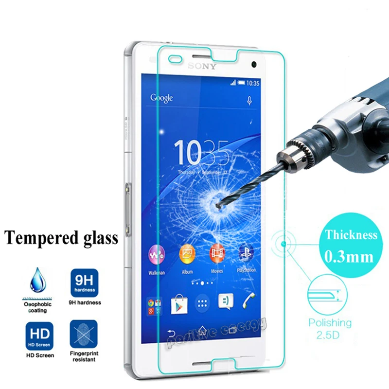 Защитное закаленное стекло для Sony Xperia M4 aqua Z5 Z1 Z3 Compact Mini Z L36h L39h Защитная пленка |