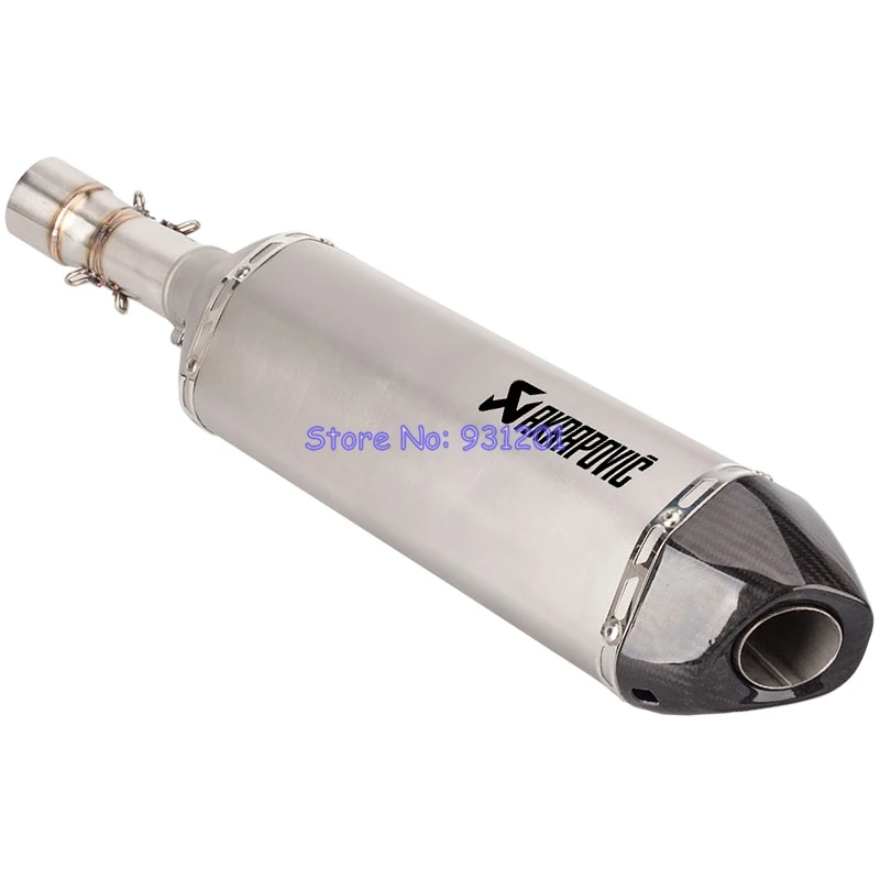 

Motorcycle F800GS Exhaust Pipe System for BMW F650GS F700GS F800GS ADV Mid Link Pipe Connect Pipe with Akrapovic Exhaust Muffler