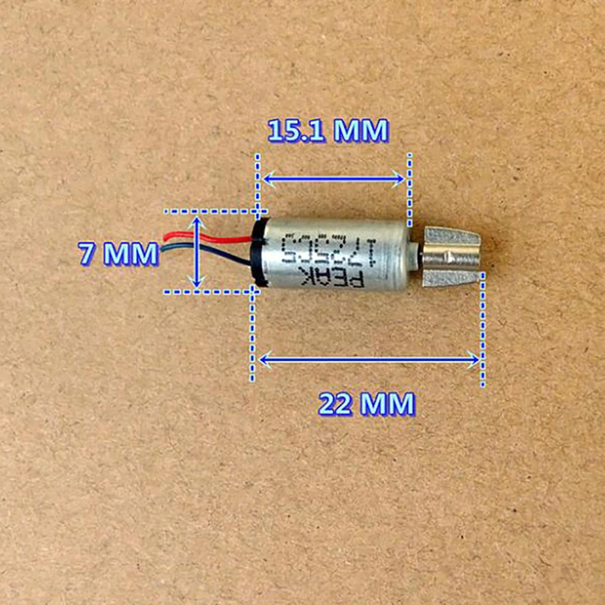 1 шт. диаметр 7 мм DC1.5 3V двигатель микро Вибрационный 715 вибрирующие двигатели с