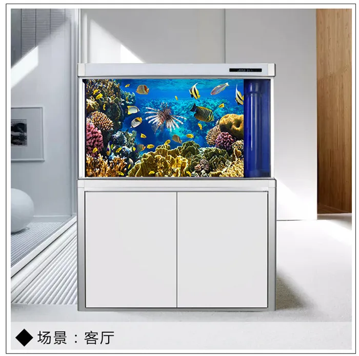 ПВХ 3D Эффект Аквариум плакат океан Природный Пейзаж Плакат аквариум фон аквариум наклейка для аквариума декор обои