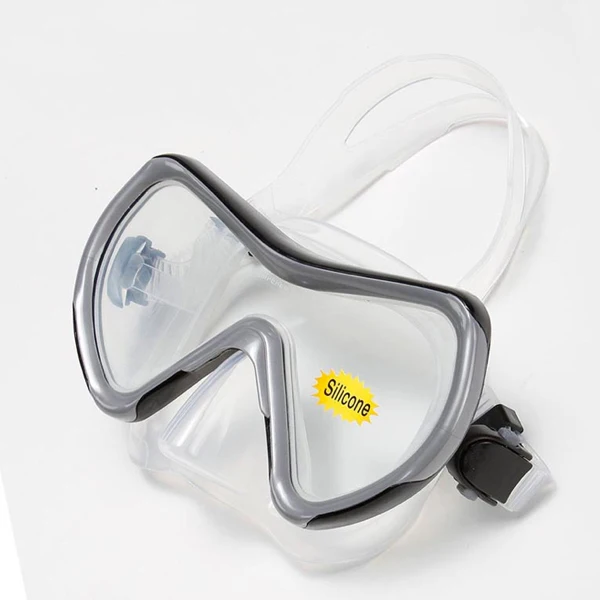 H457 плавательные очки силиконовая маска для дайвинга снаряжение для дайвинга мужские и женские модели подводное плавание зеркало - Цвет: H