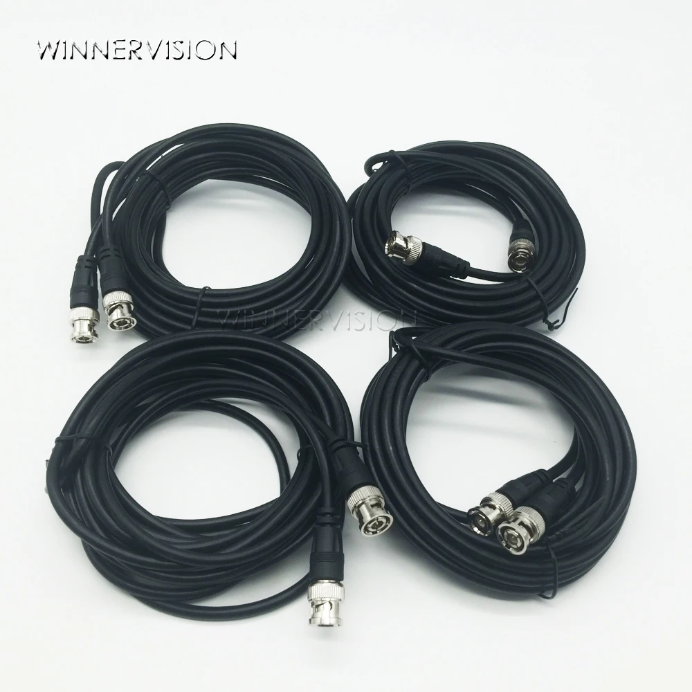 

4pcs 5M(16.4ft) RG58 Coaxial Extend Cable BNC Male to BNC Male For CCTV Camera M/M