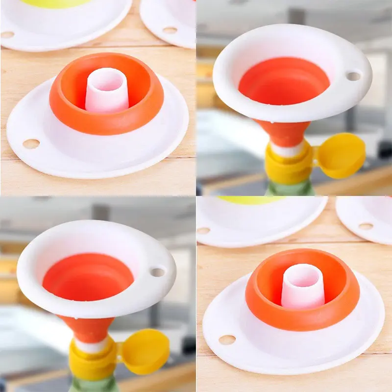 Creative Environmental Multi function Silicone Telescopic Funnel