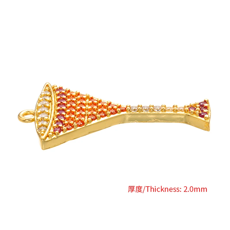 ZHUKOU 15x25 мм модные Хрустальный Бокал кулон для женщин цепочки и ожерелья серьги браслет ювелирные изделия интимные Аксессуары Модель: VD438