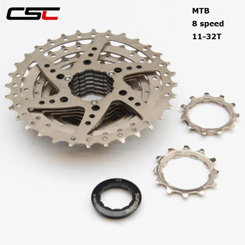 CSC 8 скоростей 11-32 T MTB велосипедная кассета 8 S 32 T велосипед Горный свободный руль