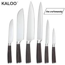 Edelstahl 7CR17 küchenmesser 8 “chef 8” schneiden 7 “santoku 5” santoku 5 “utility 3,5” schäl kochen werkzeuge marke 6 stücke set