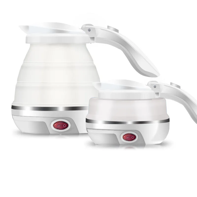 

0.5L Electric Kettle Silicone Foldable 680W Portable Travel Camping Water Boiler Adjustable Voltage Home Electric Appliances