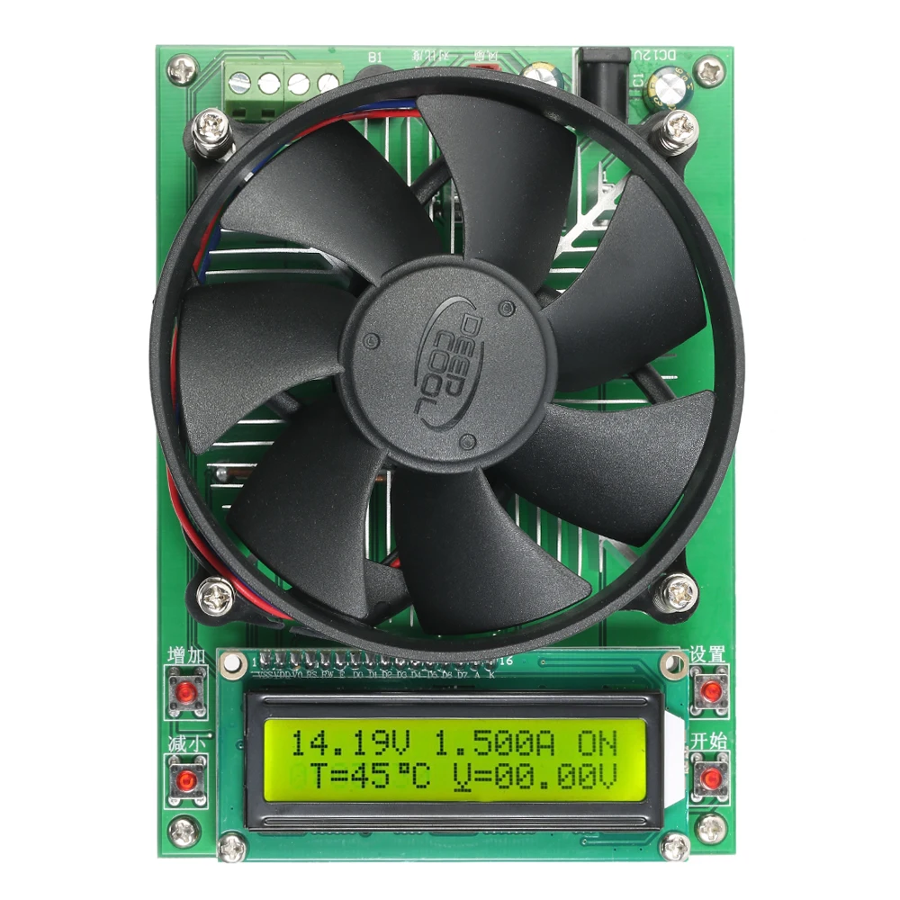 

150W Constant Current Electronic Load 60V 10A Battery Discharge Capacity Tester Module with 1602 LCD Display