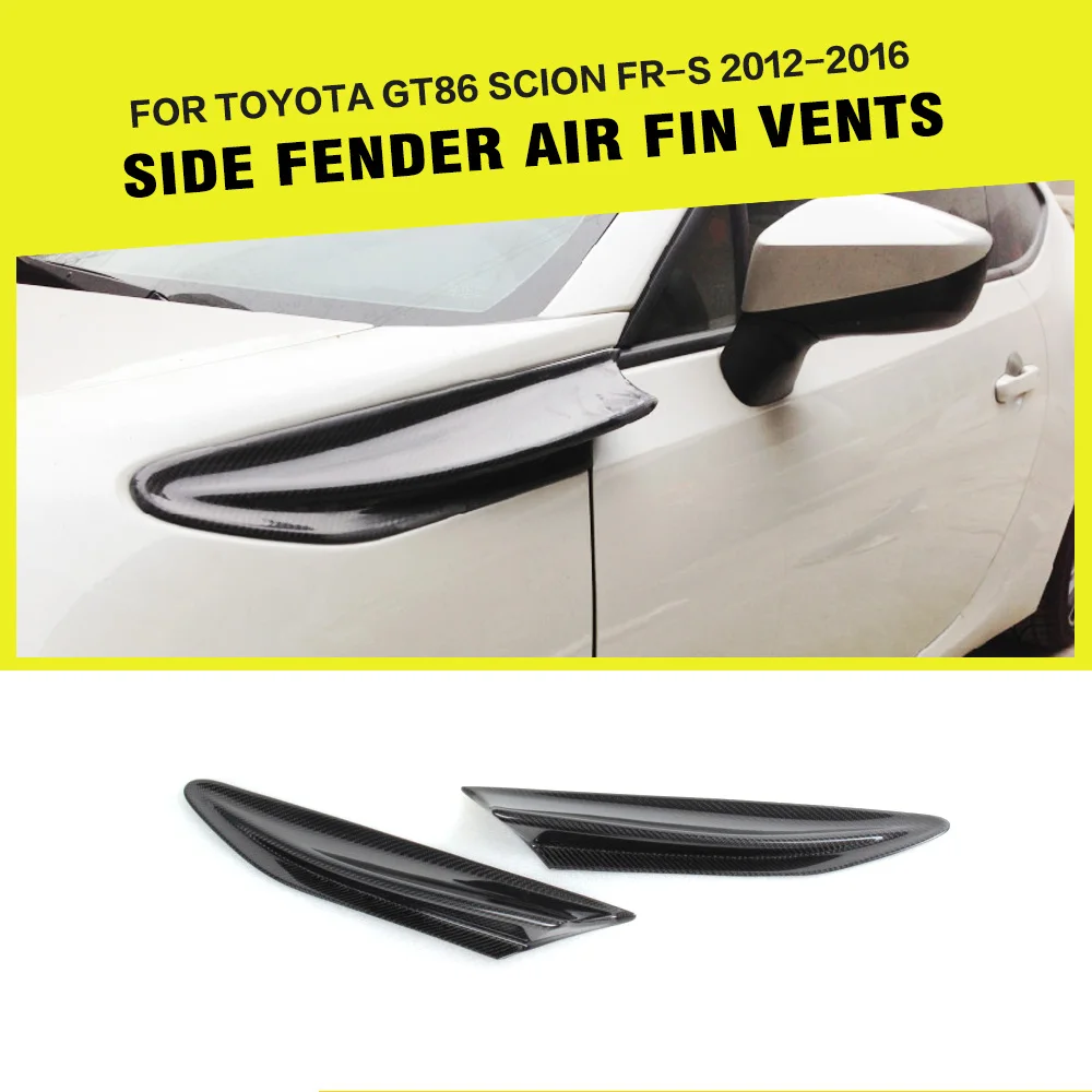 Buy Carbon Fiber GT86 FT86 Car Side Fender Trims Auto