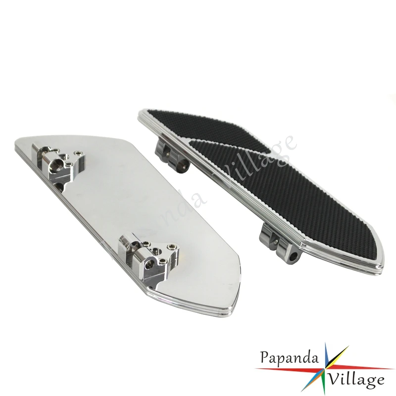 

Chrome Motorcycles Foot Peg Footrests Driver Floorboard Pedal for Harley Softail Fat Boy Touring Road King Road Glide 1984-2015