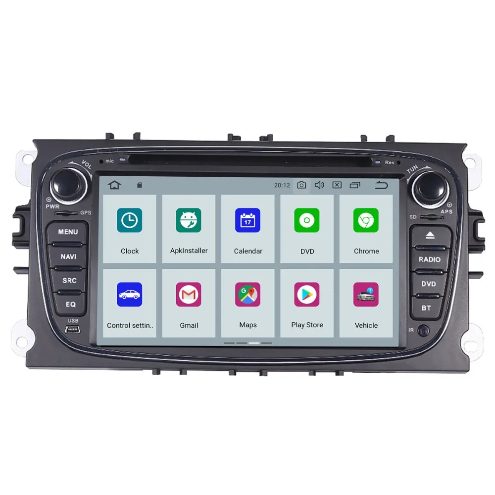 Perfect Aotsr Android 9.0 GPS navigation Car DVD Player For Ford Focus 2004-2011 multimedia 2 din radio recorder 4GB+32GB 2GB+16GB 0